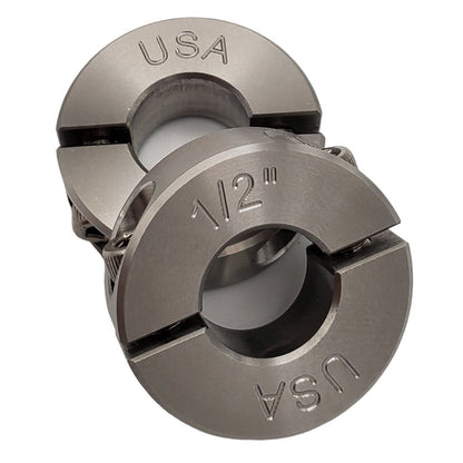 0.50" Diameter - Clamping Two Piece Shaft Collar - 303 Stainless Steel