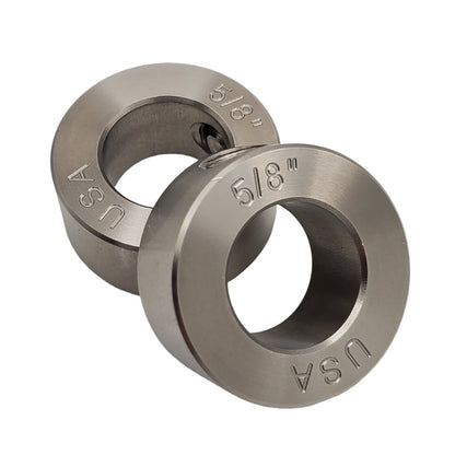 0.625" Diameter - Set Screw Shaft Collar - 303 Stainless Steel