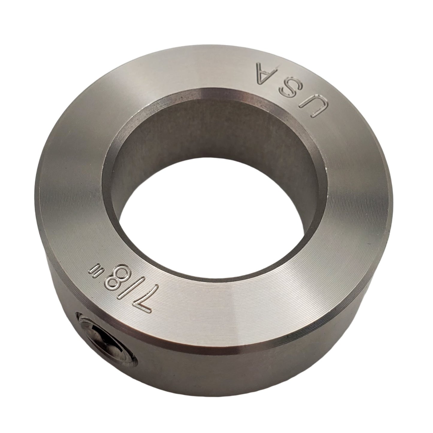 0.875" Diameter - Set Screw Shaft Collar - 303 Stainless Steel