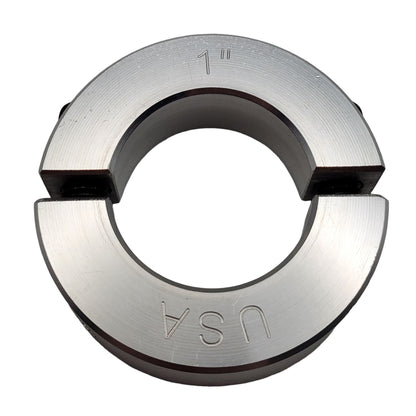 1.00" Diameter - Clamping Two Piece Shaft Collar - 2024 Aluminum