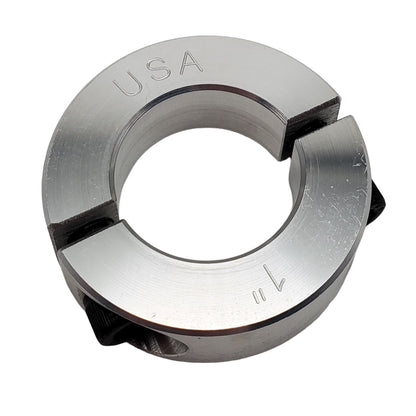 1.00" Diameter - Clamping Two Piece Shaft Collar - 2024 Aluminum