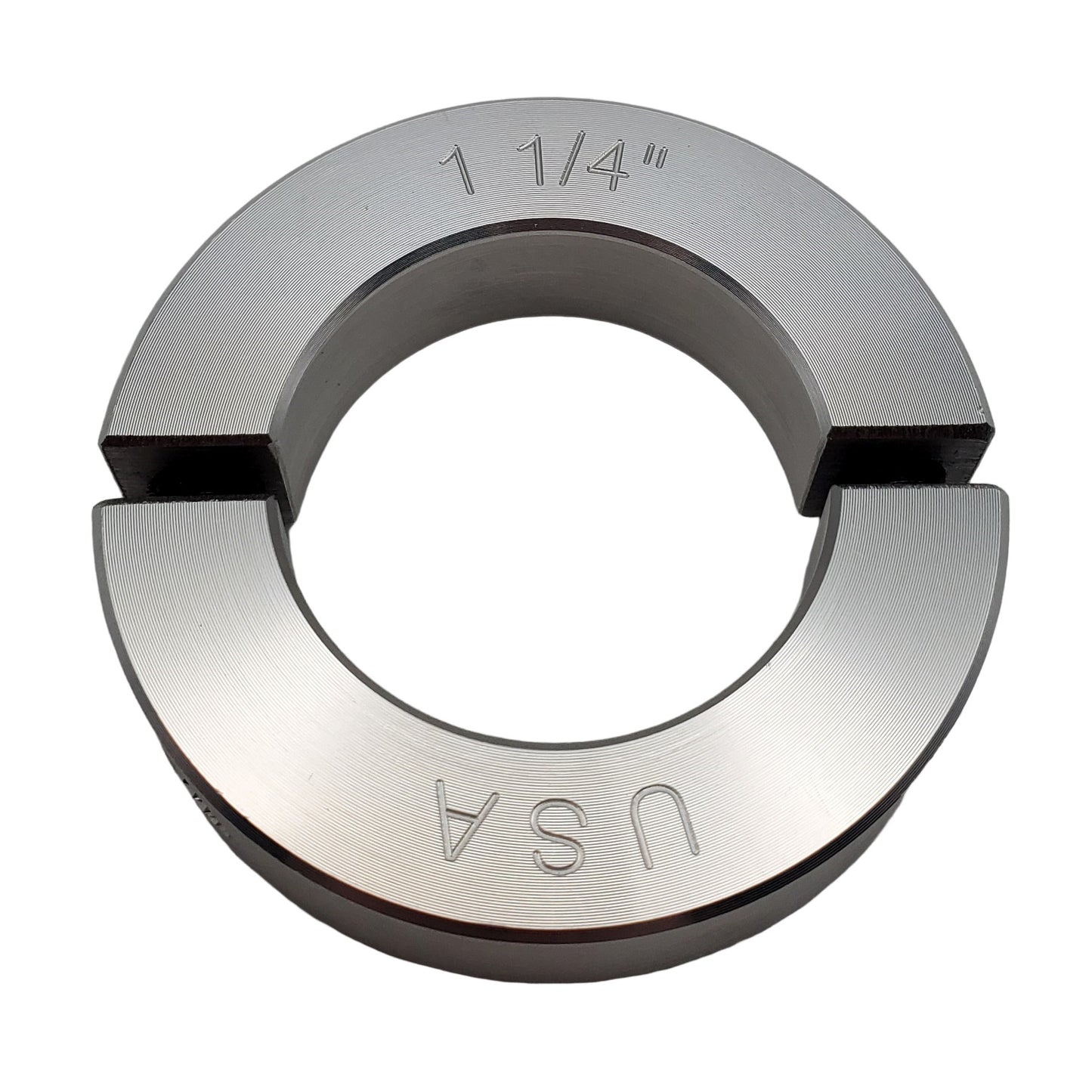 1.25" Diameter - Clamping Two Piece Shaft Collar - 2024 Aluminum