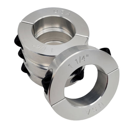 1.25" Diameter - Clamping Two Piece Shaft Collar - 2024 Aluminum