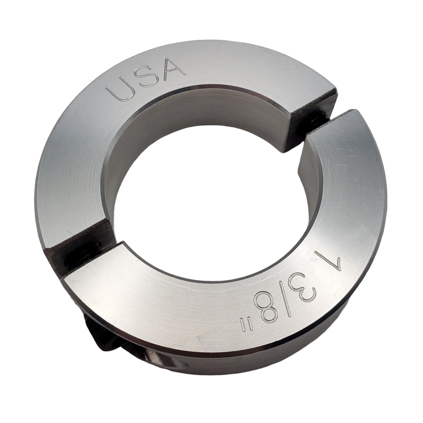 1.375" Diameter - Clamping Two Piece Shaft Collar - 2024 Aluminum