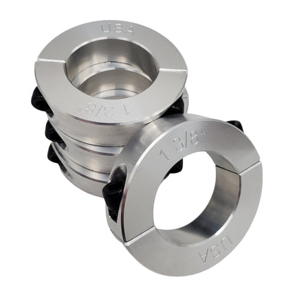 1.375" Diameter - Clamping Two Piece Shaft Collar - 2024 Aluminum