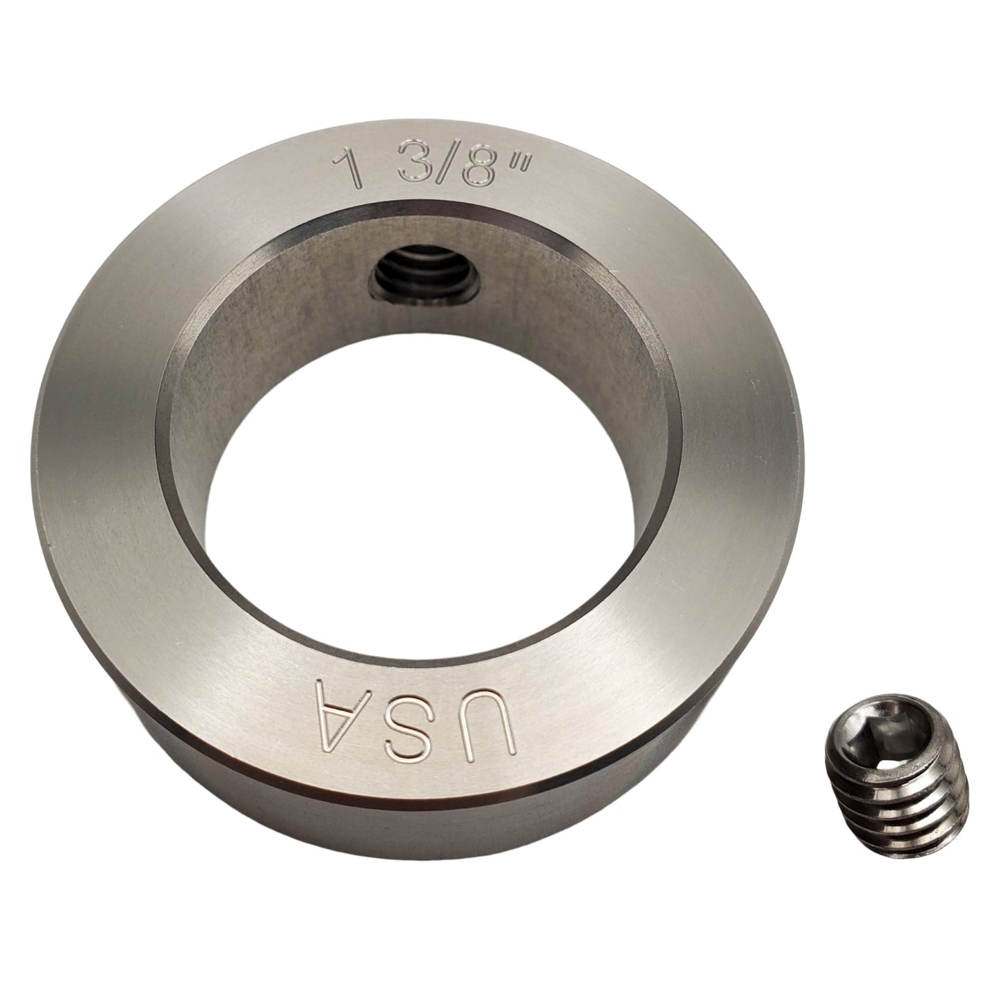 1.375" Diameter - Set Screw Shaft Collar - 303 Stainless Steel