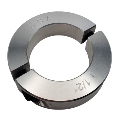 1.50" Diameter - Clamping Two Piece Shaft Collar - 2024 Aluminum