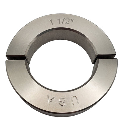 1.50" Diameter - Clamping Two Piece Shaft Collar - 303 Stainless Steel