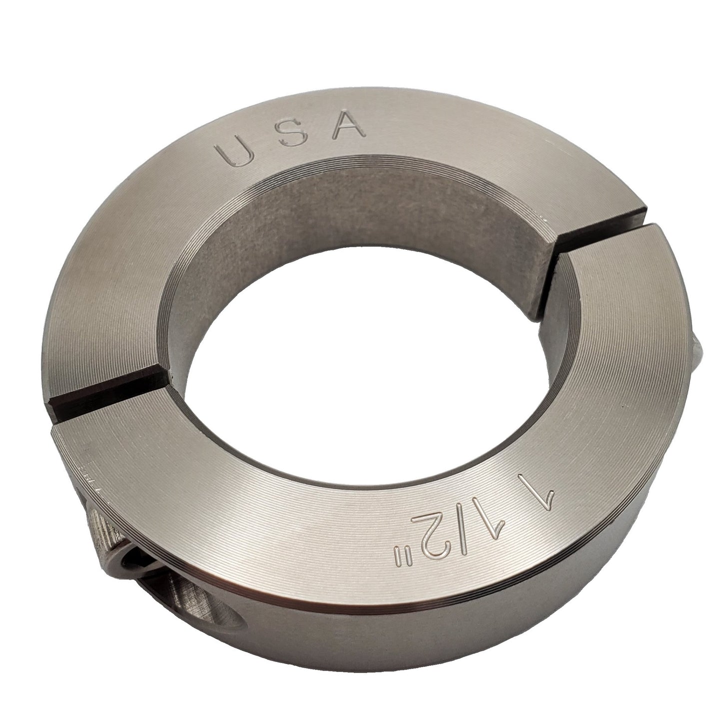 1.50" Diameter - Clamping Two Piece Shaft Collar - 303 Stainless Steel
