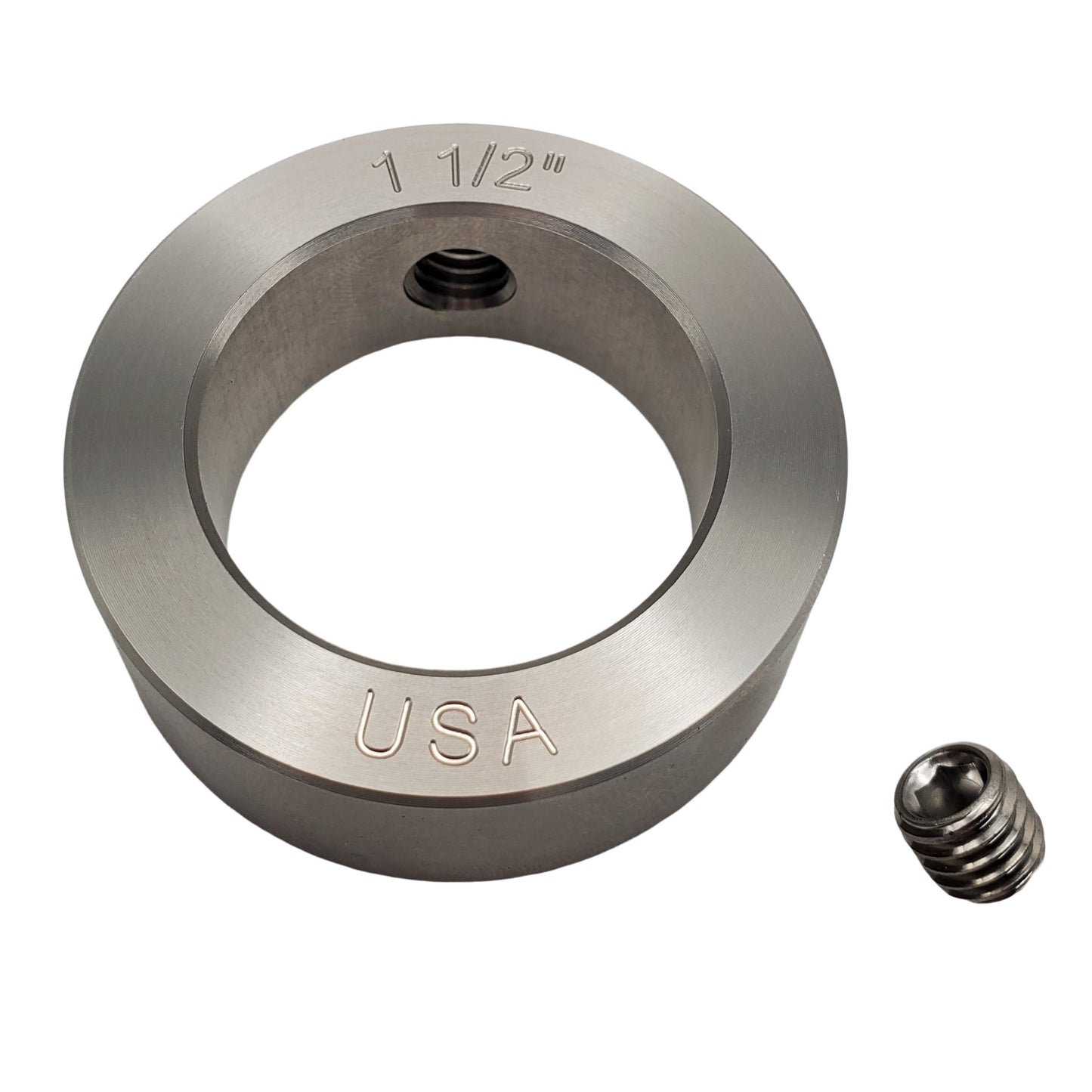 1.50" Diameter - Set Screw Shaft Collar - 303 Stainless Steel