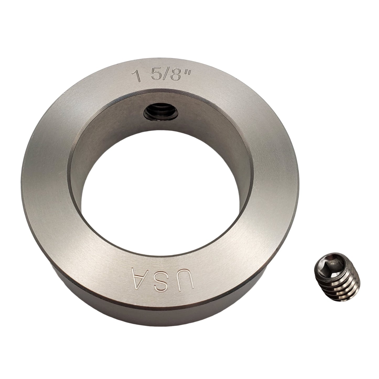 1.625" Diameter - Set Screw Shaft Collar - 303 Stainless Steel