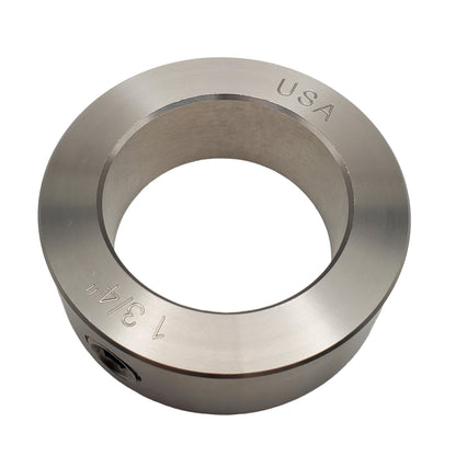 1.75" Diameter - Set Screw Shaft Collar - 303 Stainless Steel